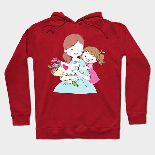 mothers day Hoodie by Mdath